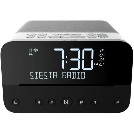 Pure Audio-- Siesta Home - Polar - Premium Compact Music System - DAB+/FM/CD Player/Bluetooth - High Quality Digital Radio - Avvenice