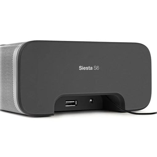 Pure Audio-- Siesta S6 - Graphite - Premium DAB+/FM Alarm Clock Radio with Bluetooth and CrystalVue+ - High Quality Digital Radio - Avvenice
