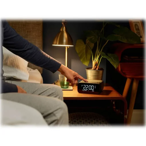 Pure Audio-- Siesta S6 - Graphite - Premium DAB+/FM Alarm Clock Radio with Bluetooth and CrystalVue+ - High Quality Digital Radio - Avvenice