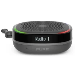 Pure Audio-- StreamR Splash - Charcoal - Smart Radio - High Quality Digital Radio - Avvenice