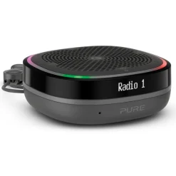Pure Audio-- StreamR Splash - Charcoal - Smart Radio - High Quality Digital Radio - Avvenice