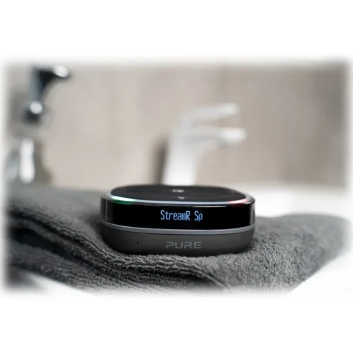 Pure Audio-- StreamR Splash - Charcoal - Smart Radio - High Quality Digital Radio - Avvenice