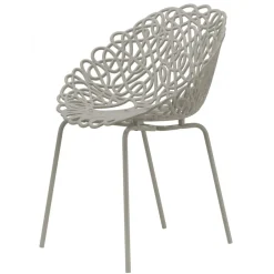 Qeeboo Furnishings-- Bacana Chair Indoor/Outdoor Set of 2 Pieces - Dove Grey - Chair by Estudio Campana - Furnishing - Home - Avvenice