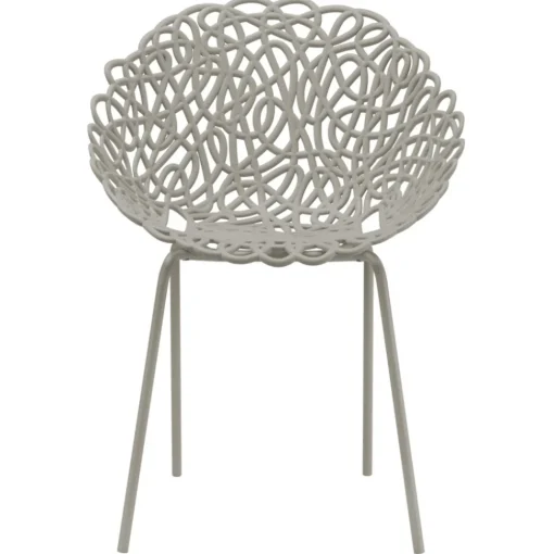 Qeeboo Furnishings-- Bacana Chair Indoor/Outdoor Set of 2 Pieces - Dove Grey - Chair by Estudio Campana - Furnishing - Home - Avvenice