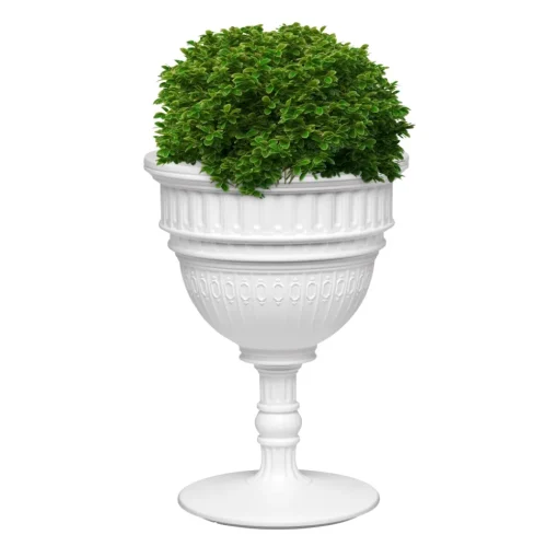 Qeeboo Furnishings-- Capitol Planter and Champagne Cooler - White - Planter by Studio Job - Furnishing - Home - Avvenice
