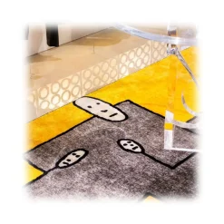 Qeeboo Furnishings-- Carpet Dog Yellow Rectangular - Rectangular - Carpet by Andrea Branzi - Furnishing - Home - Avvenice