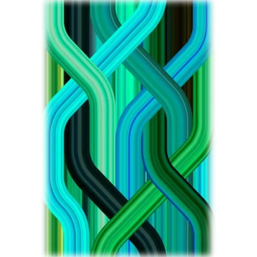 Qeeboo Furnishings-- Carpet Wave Green Rectangular - Rectangular - Carpet by Richard Hutten - Furnishing - Home - Avvenice