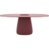 Qeeboo Furnishings-- Cobble Table 190 HPL Bucket - Indian Red - Table by Elisa Giovannoni - Furnishing - Home - Avvenice