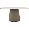 Qeeboo Furnishings-- Cobble Table Top 160 cm Stoneware - Ivory - Table by Elisa Giovannoni - Furnishing - Home - Avvenice