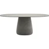 Qeeboo Furnishings-- Cobble Table Top 190 cm Gress Stoneware - Grey Mix - Table by Elisa Giovannoni - Furnishing - Home - Avvenice