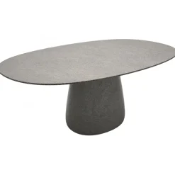 Qeeboo Furnishings-- Cobble Table Top 190 cm Gress Stoneware - Grey Mix - Table by Elisa Giovannoni - Furnishing - Home - Avvenice