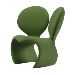 Qeeboo Furnishings-- Don’t F**K With The Mouse Armchair (Fabric) - Dark Green - Armchair by Ron Arad - Furnishing - Home - Avvenice