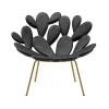 Qeeboo Furnishings-- Filicudi Armchair - Black Brass - Armchair by Marcantonio - Furnishing - Home - Avvenice