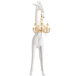 Qeeboo Lighting & Lamps-- Giraffe in Love M - White - Chandelier by Marcantonio - Lighting - Home - Avvenice