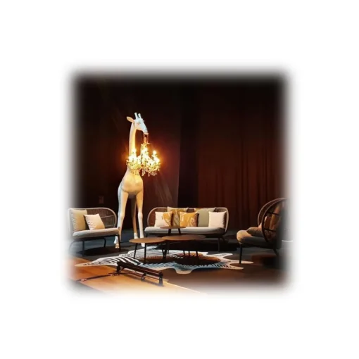 Qeeboo Lighting & Lamps-- Giraffe in Love M - White - Chandelier by Marcantonio - Lighting - Home - Avvenice