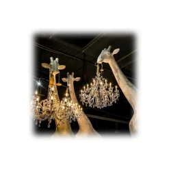 Qeeboo Lighting & Lamps-- Giraffe in Love M - White - Chandelier by Marcantonio - Lighting - Home - Avvenice