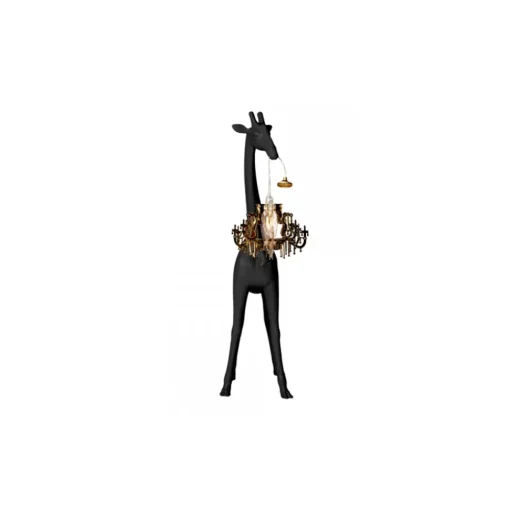 Qeeboo Lighting & Lamps-- Giraffe in Love XS - Black - Free Standing Lamp by Marcantonio - Lighting - Home - Avvenice