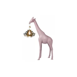 Qeeboo Lighting & Lamps-- Giraffe in Love XS - Dusty Rose - Free Standing Lamp by Marcantonio - Lighting - Home - Avvenice