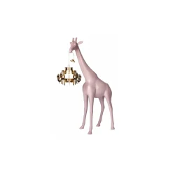 Qeeboo Lighting & Lamps-- Giraffe in Love XS - Dusty Rose - Free Standing Lamp by Marcantonio - Lighting - Home - Avvenice