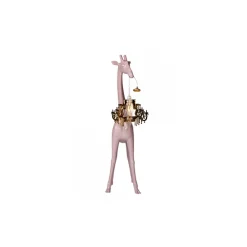 Qeeboo Lighting & Lamps-- Giraffe in Love XS - Dusty Rose - Free Standing Lamp by Marcantonio - Lighting - Home - Avvenice