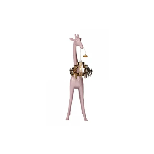 Qeeboo Lighting & Lamps-- Giraffe in Love XS - Dusty Rose - Free Standing Lamp by Marcantonio - Lighting - Home - Avvenice