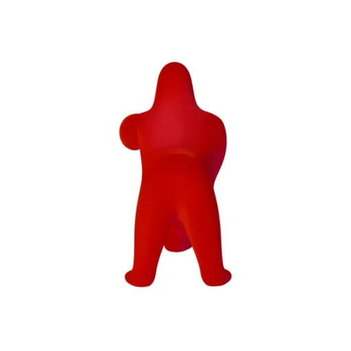 Qeeboo Lighting & Lamps-- Kong XS Velvet Finish - Red - Free Standing Lamp by Stefano Giovannoni - Lighting - Home - Avvenice
