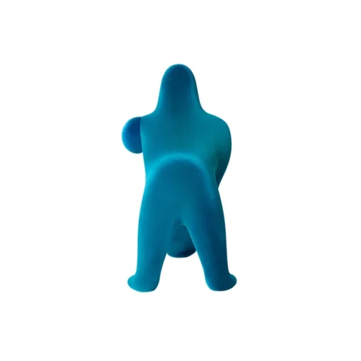 Qeeboo Lighting & Lamps-- Kong XS Velvet Finish - Light Blue - Free Standing Lamp by Stefano Giovannoni - Lighting - Home - Avvenice