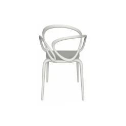 Qeeboo Furnishings-- Loop Chair Without Cushion Set of 2 Pieces - White - Chair by Front - Furnishing - Home - Avvenice