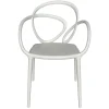 Qeeboo Furnishings-- Loop Chair Without Cushion - Set of 2 Pieces - White - Chair by Front - Furnishing - Home - Avvenice