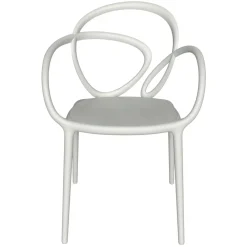 Qeeboo Furnishings-- Loop Chair Without Cushion - Set of 2 Pieces - White - Chair by Front - Furnishing - Home - Avvenice