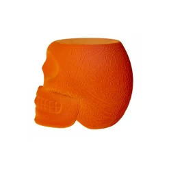 Qeeboo Furnishings-- Mexico Stool and Sidetable Velvet Finish - Orange - Chair by Studio Job - Furniture - Home - Avvenice