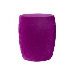 Qeeboo Furnishings-- Mexico Stool and Sidetable Velvet Finish - Violet - Chair by Studio Job - Furniture - Home - Avvenice