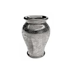 Qeeboo Home Accessories|Accessories-- Ming Planter and Champagne Cooler Metal Finish - Silver - Planter by Studio Job - Furnishing - Home - Avvenice