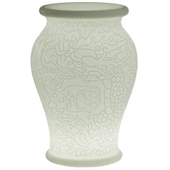 Qeeboo Lighting & Lamps-- Ming Stool and Sidetable Lamp with Rechargeable Led - Translucent - Stool by Studio Job - Avvenice