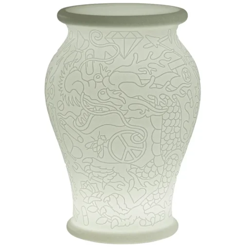 Qeeboo Lighting & Lamps-- Ming Stool and Sidetable Lamp with Rechargeable Led - Translucent - Stool by Studio Job - Avvenice
