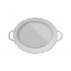Qeeboo Home Accessories-- Plateau Miroir - White - Mirror by Studio Job - Furnishing - Home - Avvenice