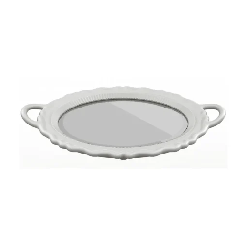 Qeeboo Home Accessories-- Plateau Miroir - White - Mirror by Studio Job - Furnishing - Home - Avvenice