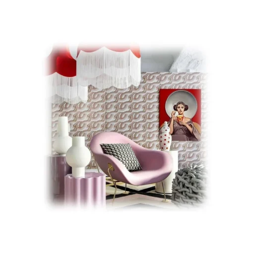 Qeeboo Furnishings-- Pupa Armchair Brass Base Indoor - White - Chair by Andrea Branzi - Furnishing - Home - Avvenice