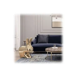 Qeeboo Furnishings-- Rabbit Chair Metal Finish - Black Pearl - Chair by Stefano Giovannoni - Furniture - Home - Avvenice