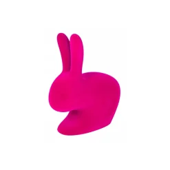 Qeeboo Furnishings-- Rabbit Chair Velvet Finish - Fuxia - Chair by Stefano Giovannoni - Furniture - Home - Avvenice