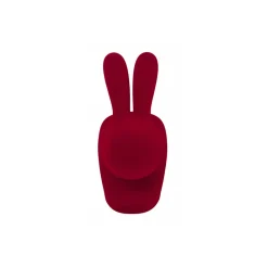 Qeeboo Furnishings-- Rabbit Chair Velvet Finish - Red - Chair by Stefano Giovannoni - Furniture - Home - Avvenice