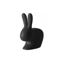Qeeboo Home Accessories-- Rabbit XS Doorstopper - Black - by Stefano Giovannoni - Furniture - Home - Avvenice