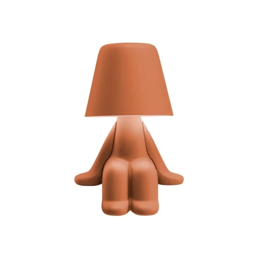 Qeeboo Lighting & Lamps-- Sweet Brothers SAM - Terracotta - Lamp by Stefano Giovannoni - Furnishing - Home - Avvenice