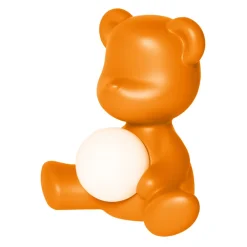 Qeeboo Lighting & Lamps-- Teddy Girl Rechargeable Lamp - Orange - Table Standing Lamp by Stefano Giovannoni - Lighting - Home - Avvenice