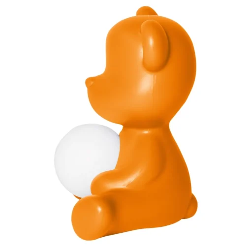 Qeeboo Lighting & Lamps-- Teddy Girl Rechargeable Lamp - Orange - Table Standing Lamp by Stefano Giovannoni - Lighting - Home - Avvenice