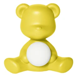 Qeeboo Lighting & Lamps-- Teddy Girl Rechargeable Lamp - Yellow - Table Standing Lamp by Stefano Giovannoni - Lighting - Home - Avvenice
