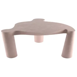 Qeeboo Furnishings-- Three Legs and a Table - Pink - Table by Ron Arad - Furnishing - Home - Avvenice