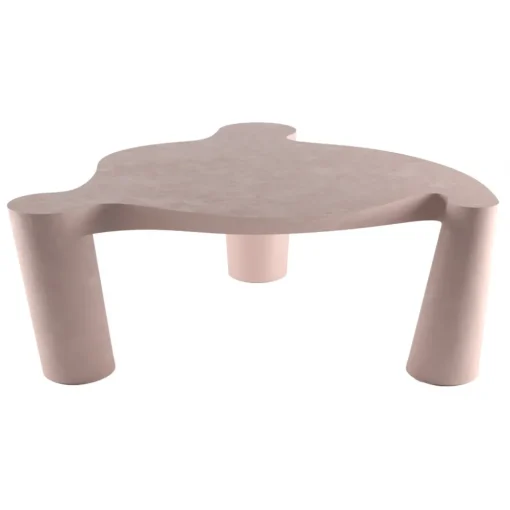Qeeboo Furnishings-- Three Legs and a Table - Pink - Table by Ron Arad - Furnishing - Home - Avvenice