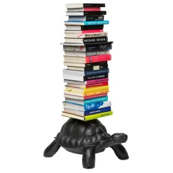 Qeeboo Furnishings-- Turtle Carry Bookcase - Black - Bookcase by Marcantonio - Furnishing - Home - Avvenice