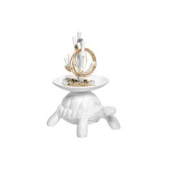 Qeeboo Home Accessories-- Turtle Carry XS Jewelry Tree - White - Jewelry Tree by Marcantonio - Furnishing - Home - Avvenice